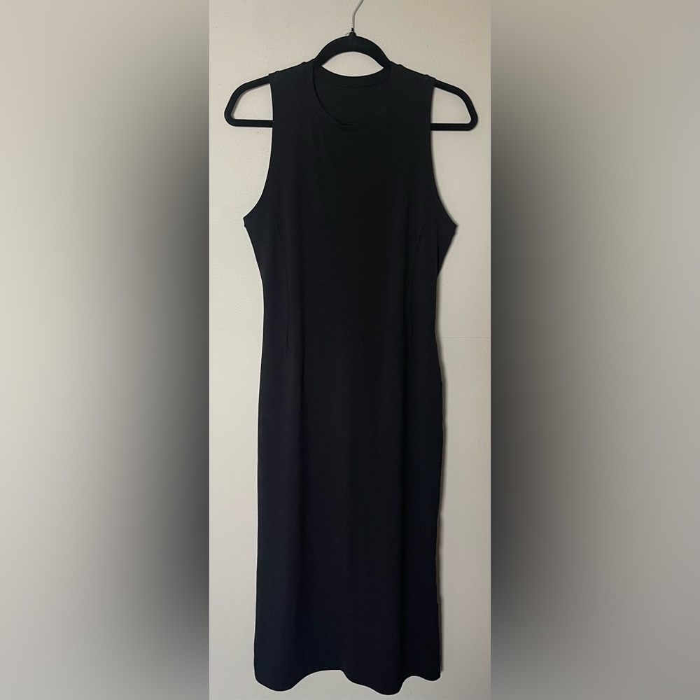 Lululemon NWOT All Aligned Midi Dress sz 6 black